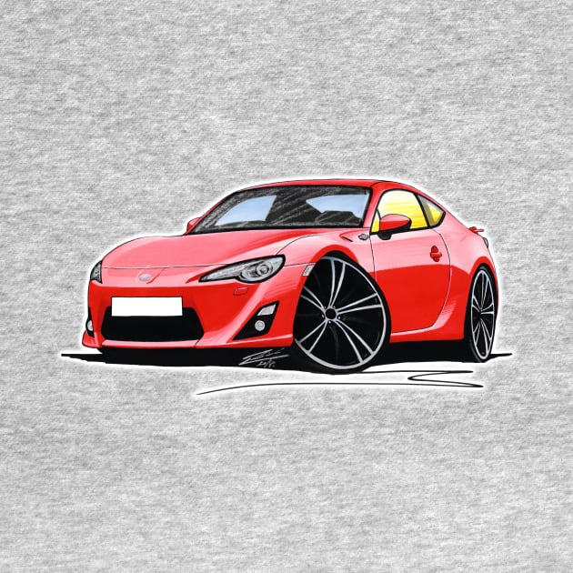 Toyota GT86 Red by y30man5